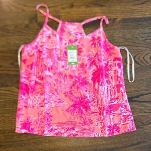 Lilly Pulitzer NWT silk dusk tank medium